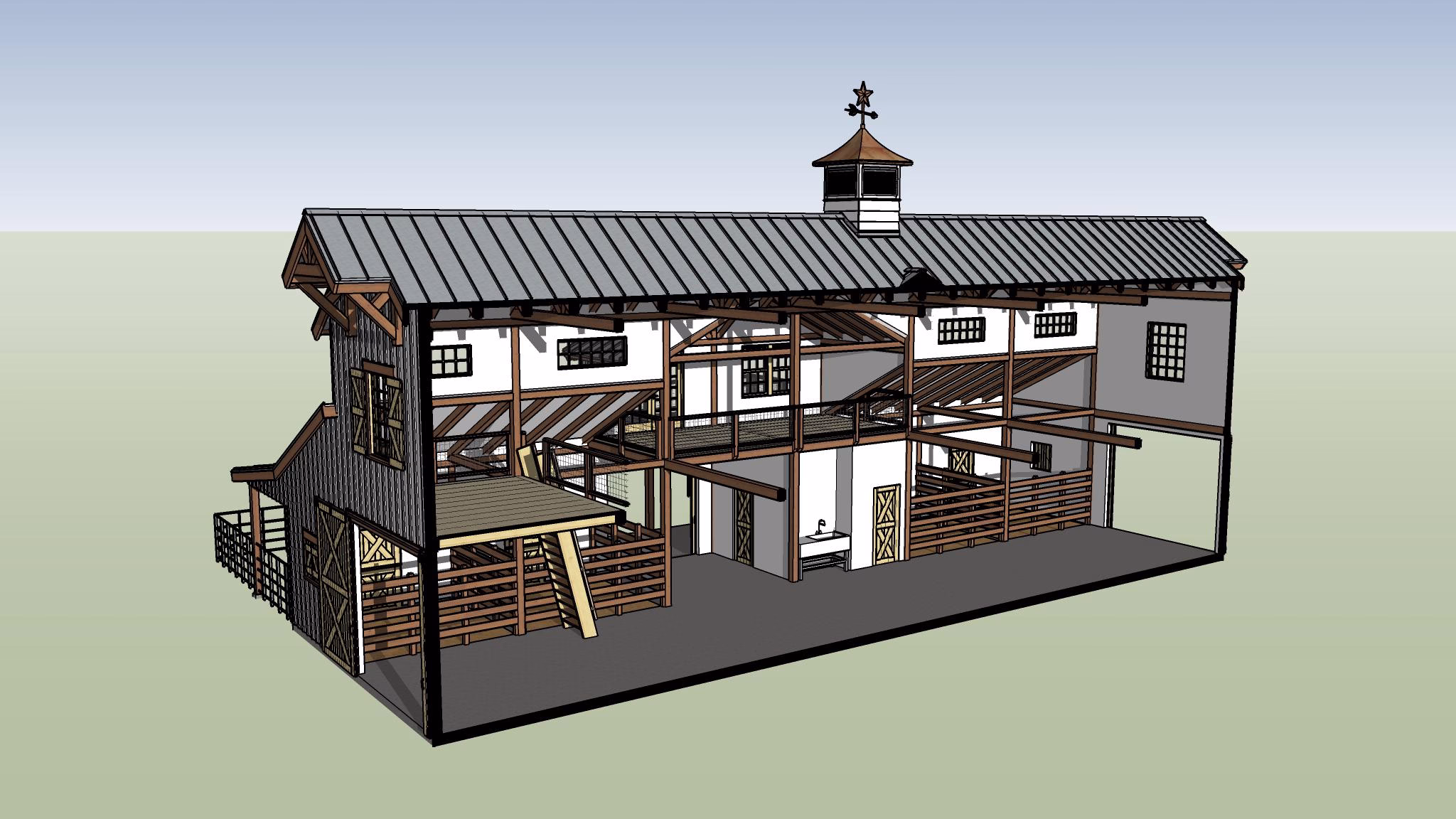 Custom barndominium floor plans